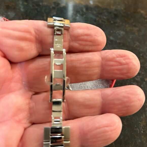 Women’s Philip stein mother of pearl face stainless steel watch 35 mm